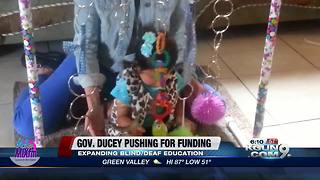 Ducey asks for funding to support early reading at school for deaf, blind