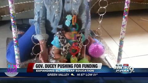 Ducey asks for funding to support early reading at school for deaf, blind