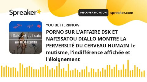 PORNO SUR L'AFFAIRE DSK ET NAFISSATOU DIALLO MONTRE LA PERVERSITÉ DU CERVEAU HUMAIN_le mutisme, l'in