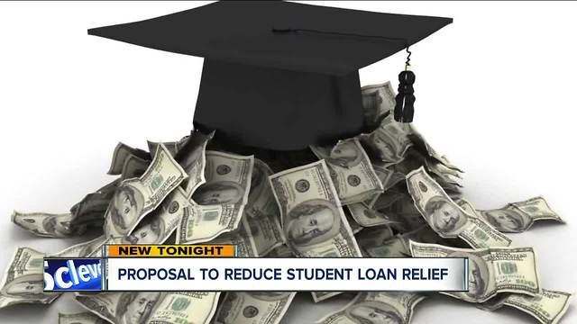 Proposal to reduce student loan relief