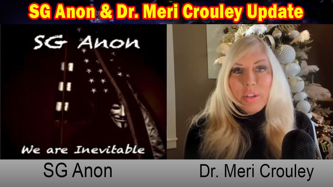 SG Anon & Dr. Meri Crouley Situation Update: "U.S. Military Report November 25, 2023"