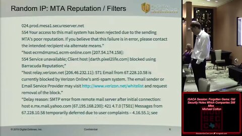 Michael Cotton Forgotten Gems Old Security Holes Which Companies Still Miss
