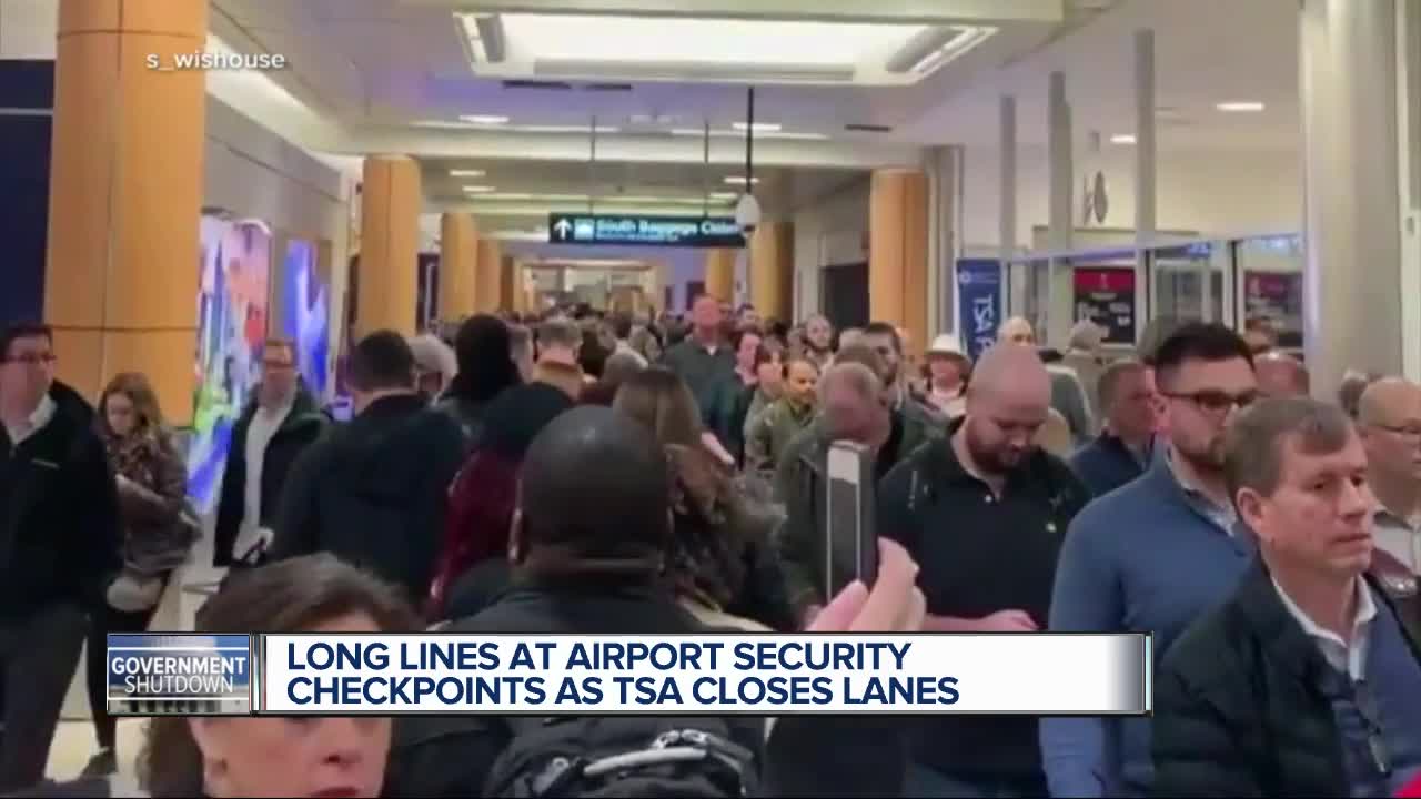 Partial government shutdown causing TSA problems