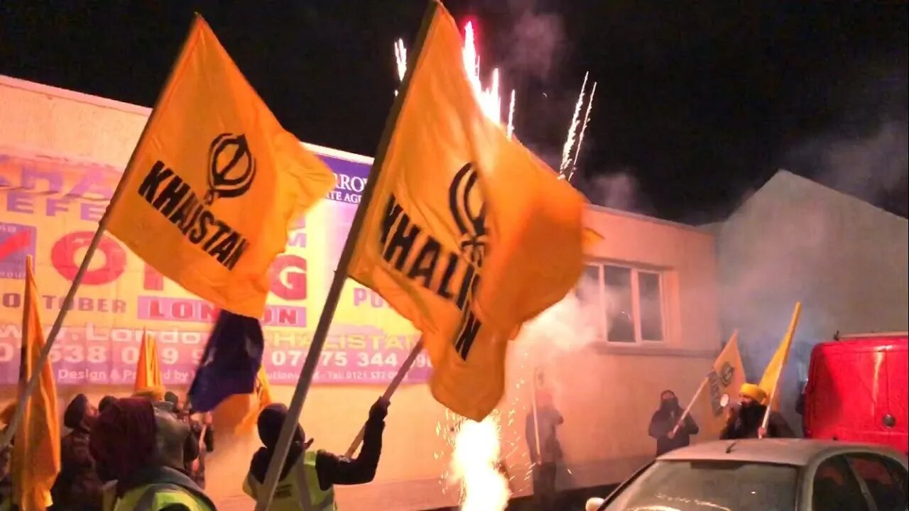 Khalistan Referendum Coventry Fireworks