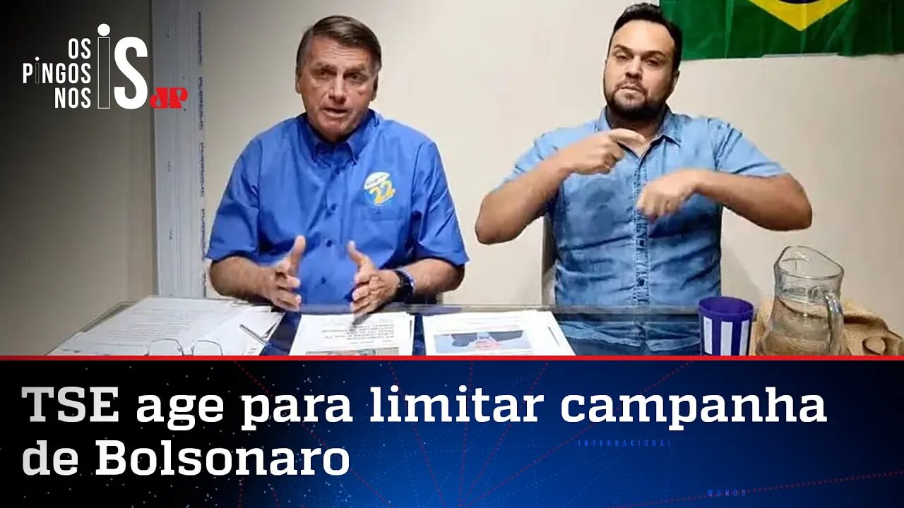 Bolsonaro sobe o tom contra TSE e critica proibição de lives na campanha