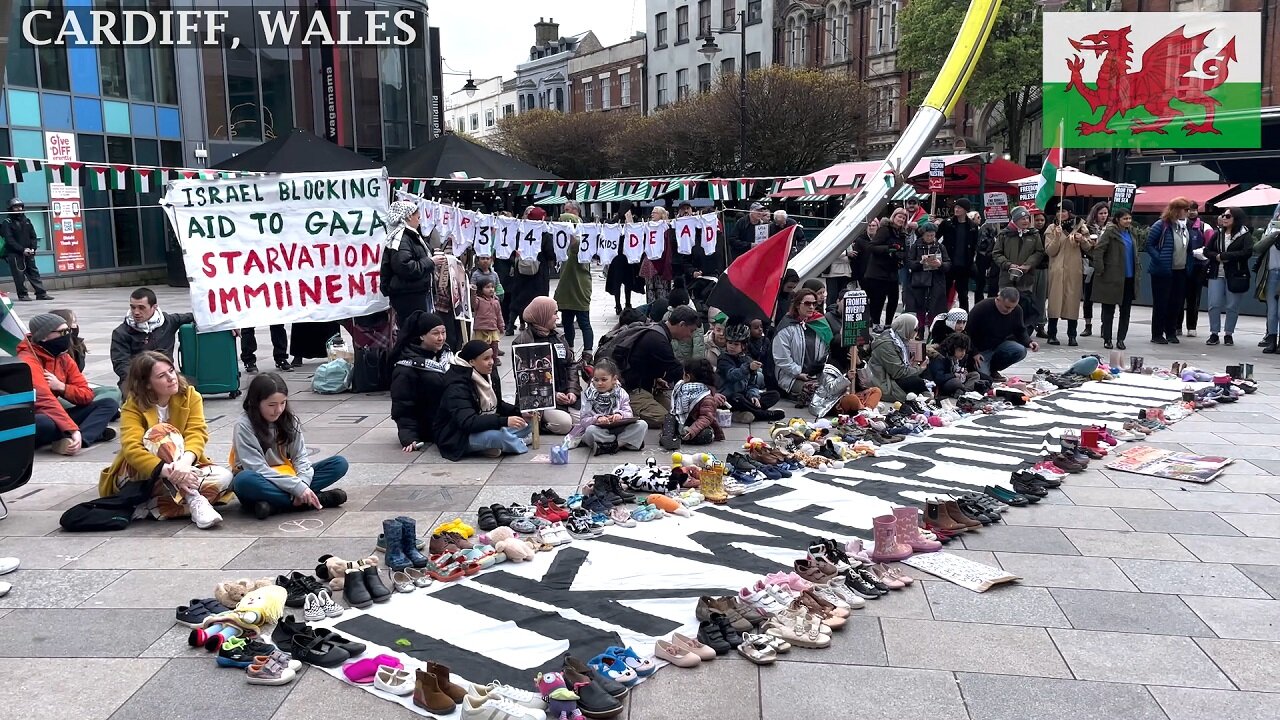 March for Palestinian Children, Cardiff Wales