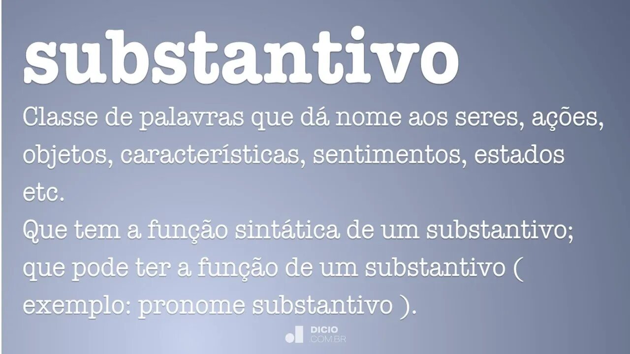 Substantivos