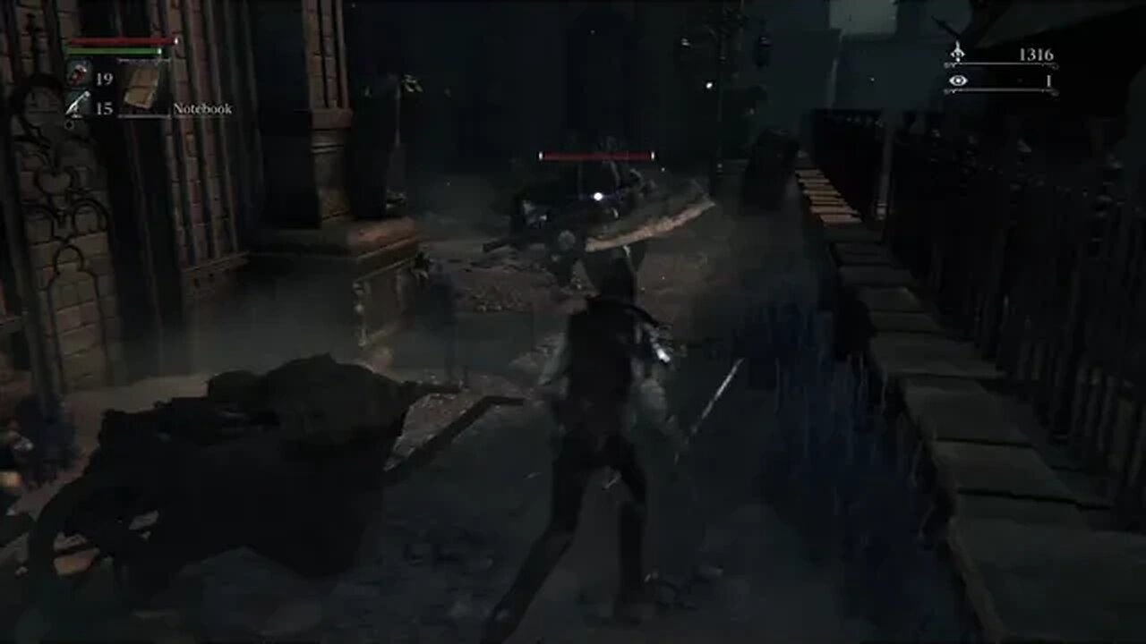 Just hanging out, getting covered in blood, normal Tuesday things. (Bloodborne)