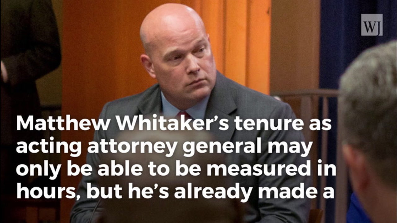 No matter how this shakes out, it’s a sign that Whitaker is putting his stamp on the office posthaste — even if one gets the idea that President Trump had more than a little to do with the formulation of this policy.