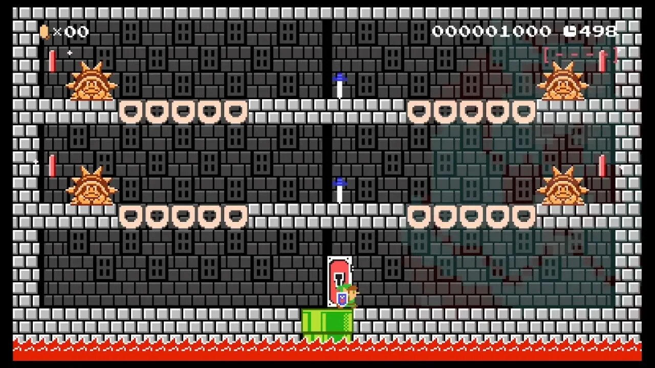 Mario Maker 2 SMB Castle Levels