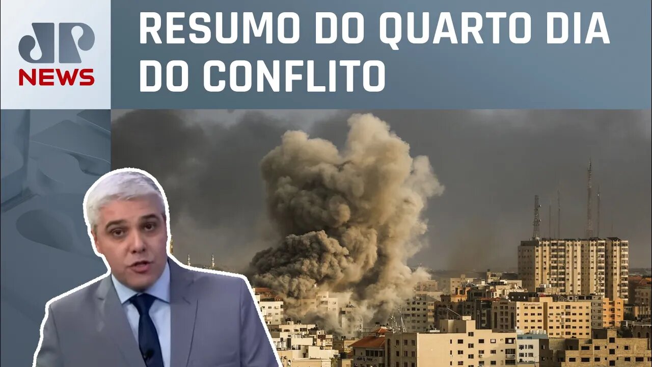 Israel ataca novos alvos do Hamas em Gaza; Marcelo Favalli analisa