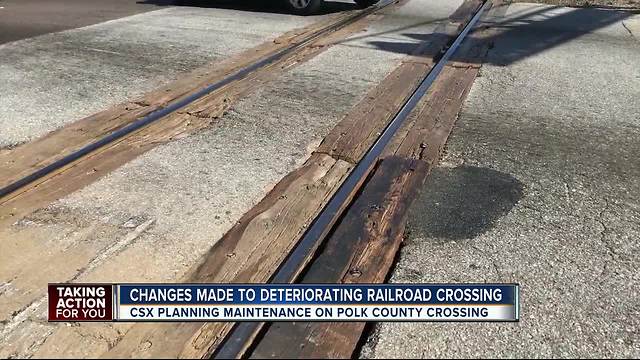 Taking Action for You: Polk Co. railroad to be fixed after drivers complain