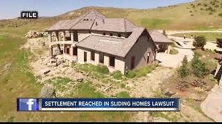 Settlement reached in sliding homes lawsuit