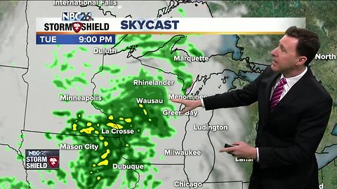 Michael Fish's NBC26 Storm Shield weather forecast