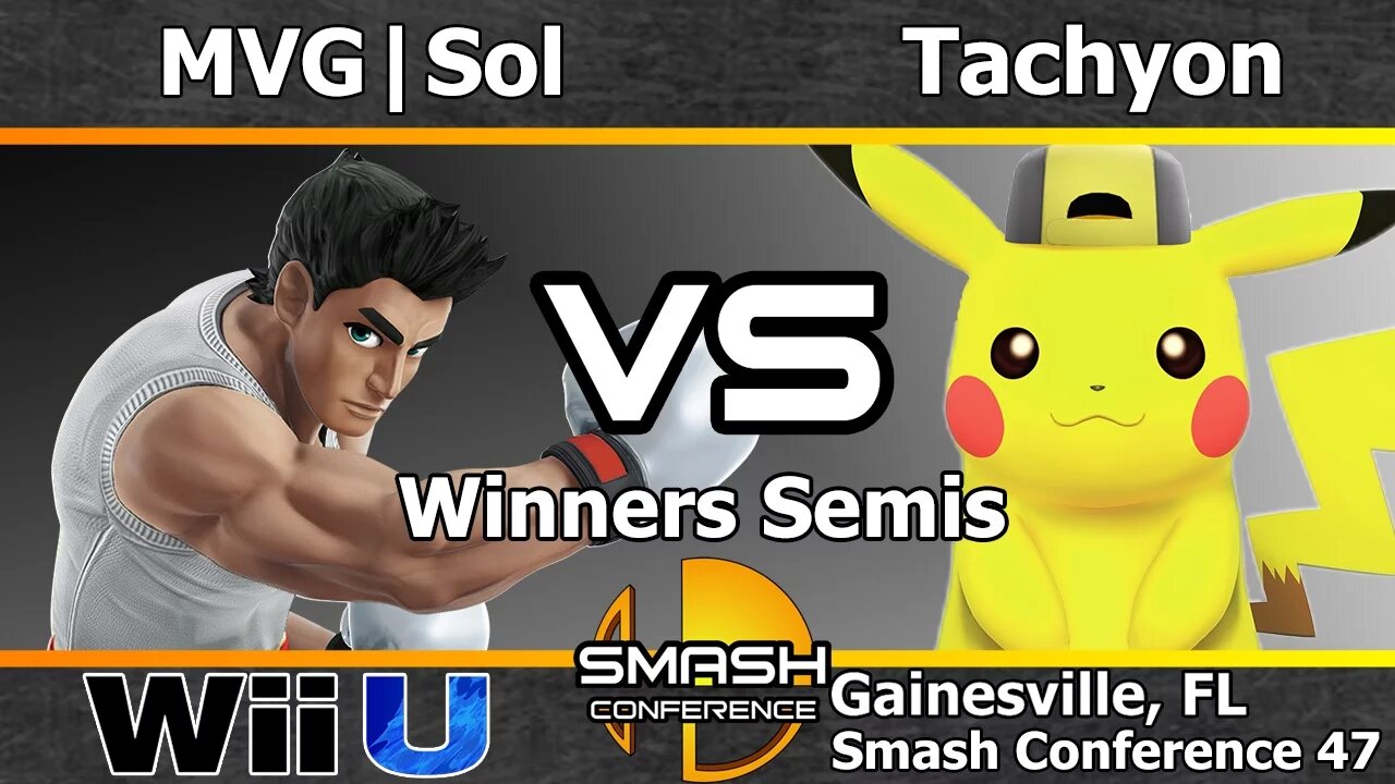 MVG|Sol (Little Mac) vs. Tachyon (Pikachu) - SSB4 Winners Semis - SC47