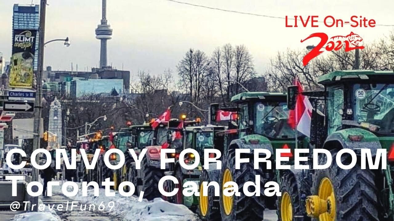 Truckers Freedom Convoy (Toronto, Canada) February 5, 2022