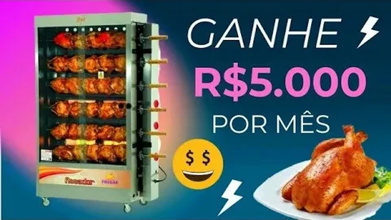 VENDER FRANGO ASSADO DÁ DINHEIRO? SAIBA TUDO | MÁQUINA DE ASSAR FRANGO