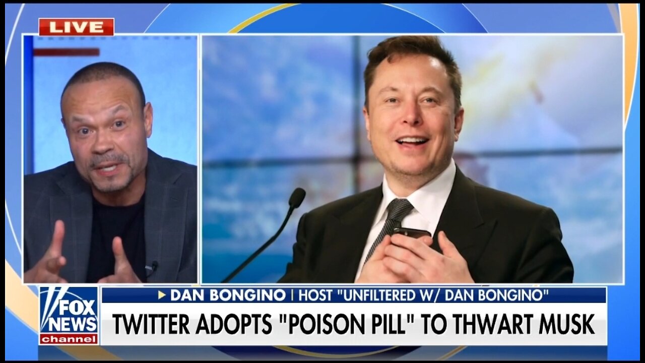 Bongino: Twitter's Poison Pill Is About Left Wing Lunatic Censorship