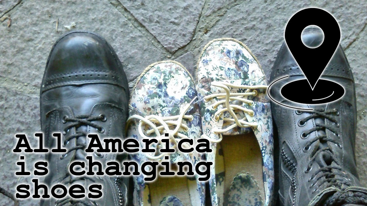 All America is hastily changing shoes