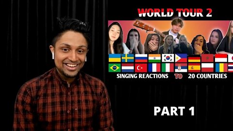 Randy Dongseu World Tour to 20 Countries and Sing in 20 Different Languages | REACTION (PART 1)