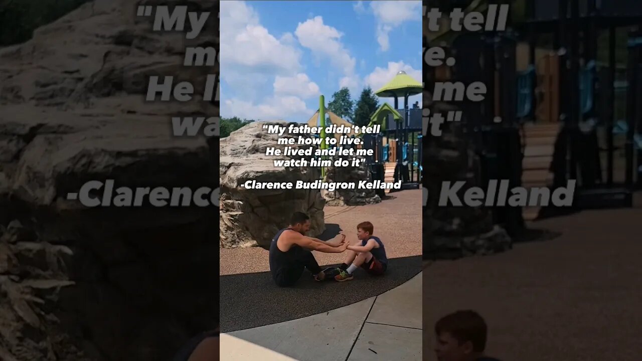 Live The Example For Your Children