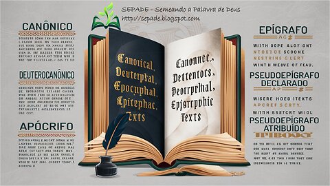 Definição: Canônicos, Deuterocanônicos, Apócrifos, Epígrafos e Pseudoepígrafos