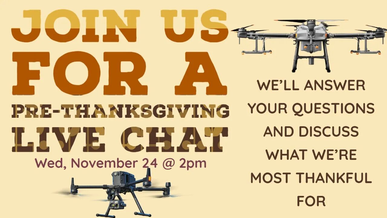 Live Chat: Answering Your Questions and Happy Thanksgiving!