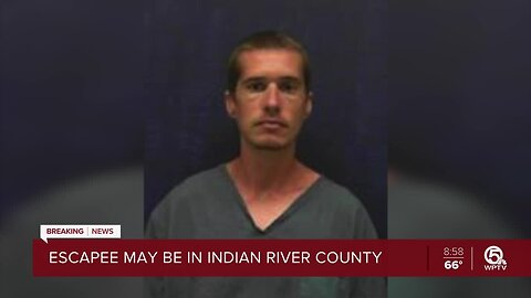 Escaped Okeechobee prisoner believed to be on foot in the Indian River County area