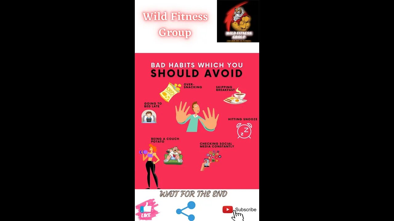 🔥Bad habits which you should avoid🔥#shorts🔥#fitnessshorts🔥#wildfitnessgroup🔥22 march 2022🔥