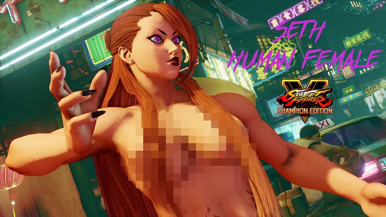 Street Fighter V Seth Human Female Outfit