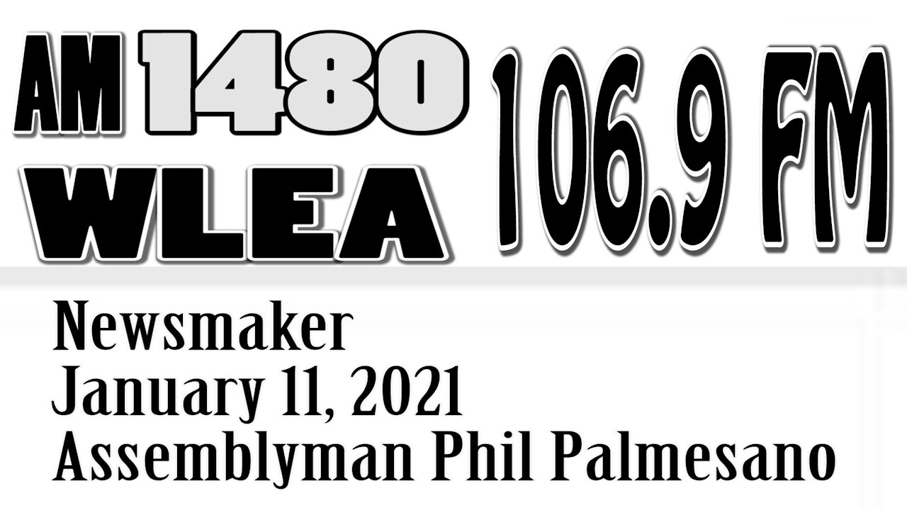 Wlea Newsmaker, January 11, 2021, Assemblyman Phil Palmesano