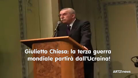 Giulietto Chiesa: la terza guerra mondiale partirà dall’Ucraina!