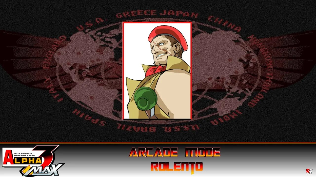 Street Fighter: Alpha 3 Max: Arcade Mode - Rolento