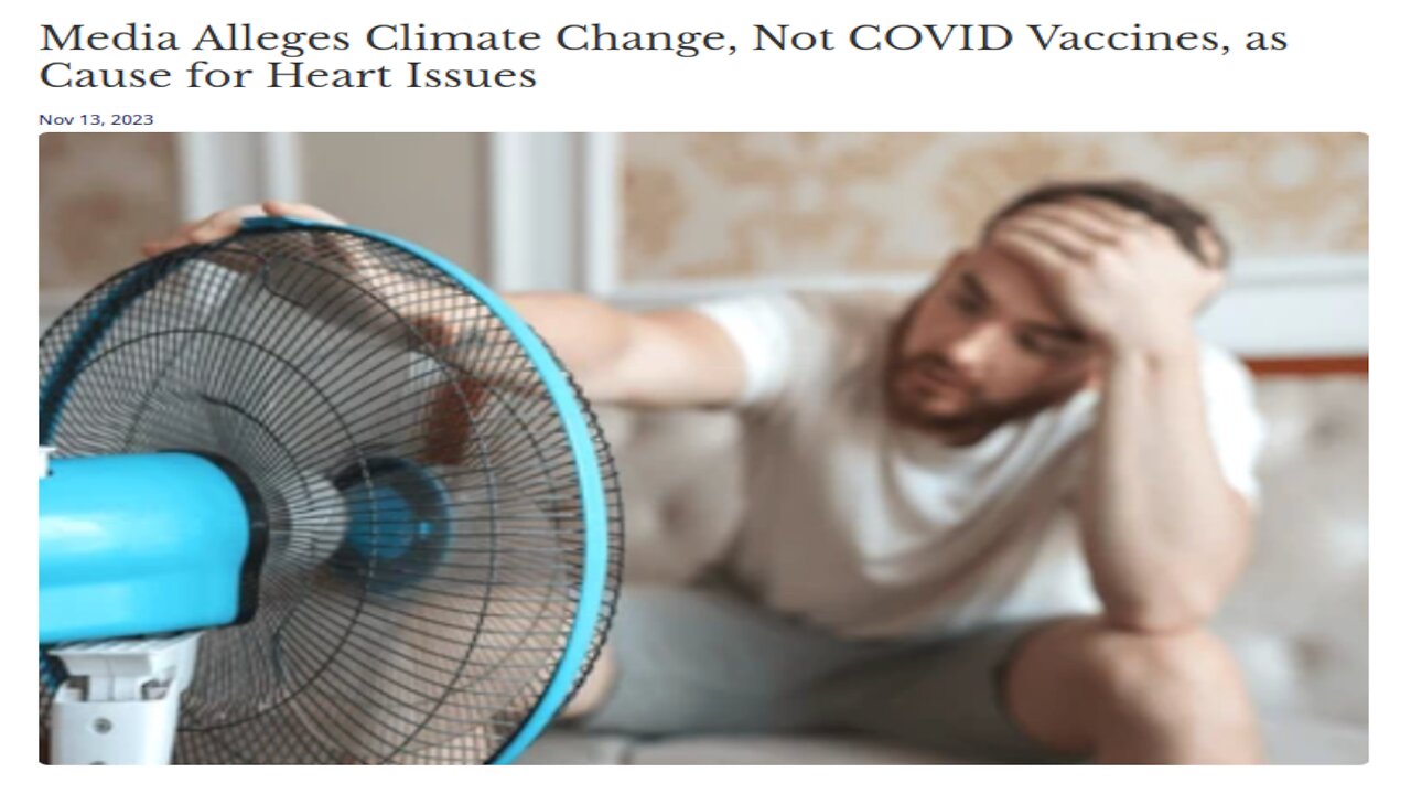 Why is The Media Blaming Heart Attacks On Heat