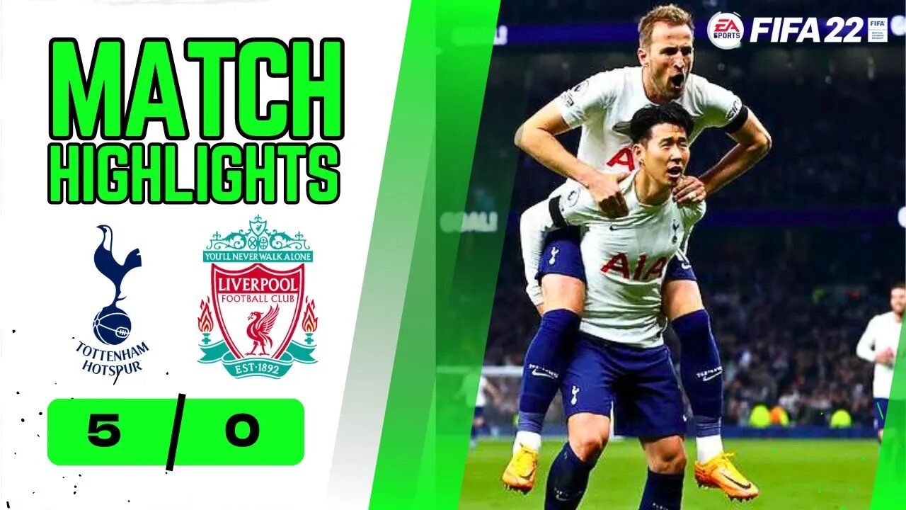 Tottenham Hotspur vs Liverpool | Match Highlights FIFA 22