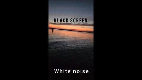 White Noise Black Screen | Sleep, Study, Focus | 3 hours