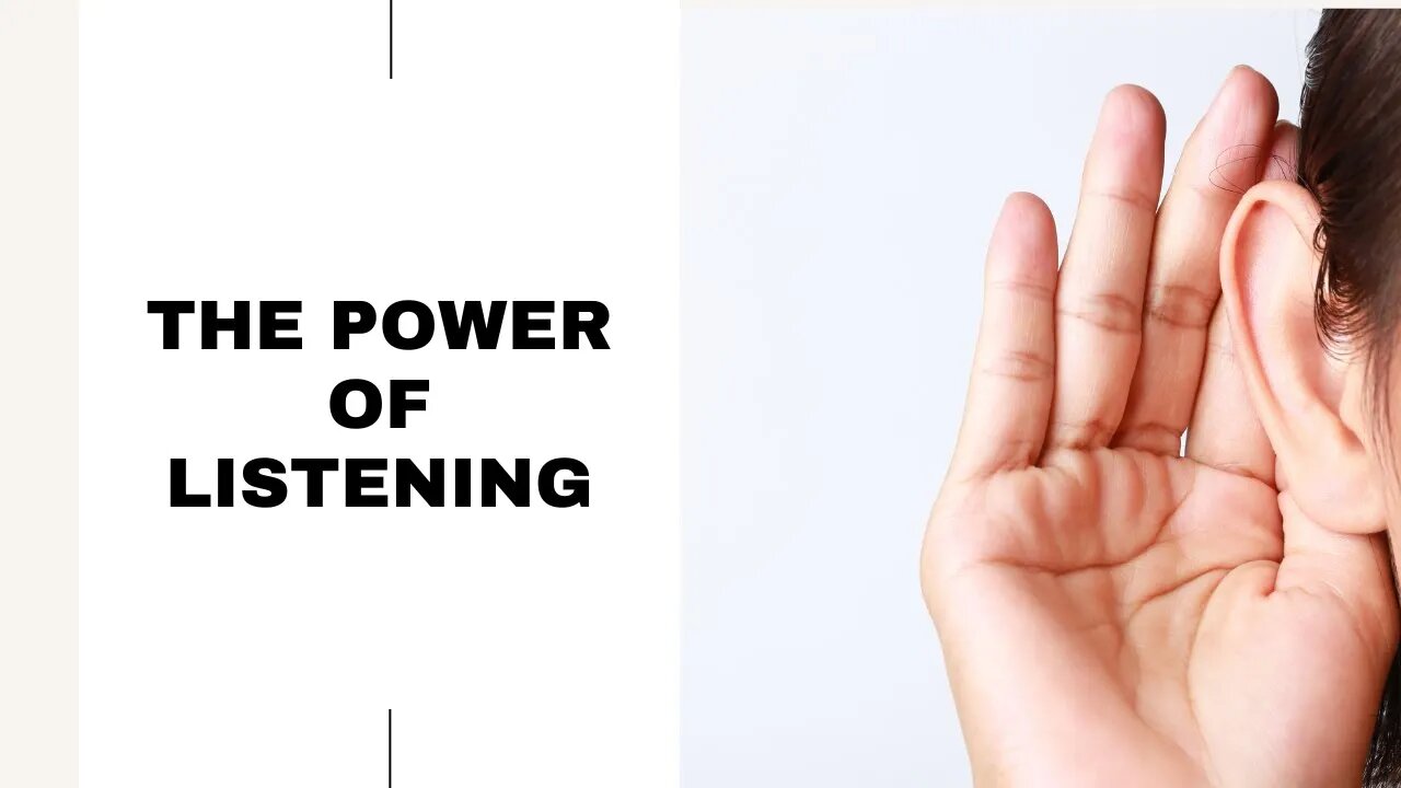 The Power of Listening Active Listening and Other Tips for Effective Communication