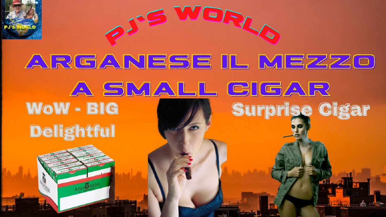 PJ's World: Arganese il Mezzo Is A Small Cigar, But A - BIG Delightful Surprise Cigar - WoW!