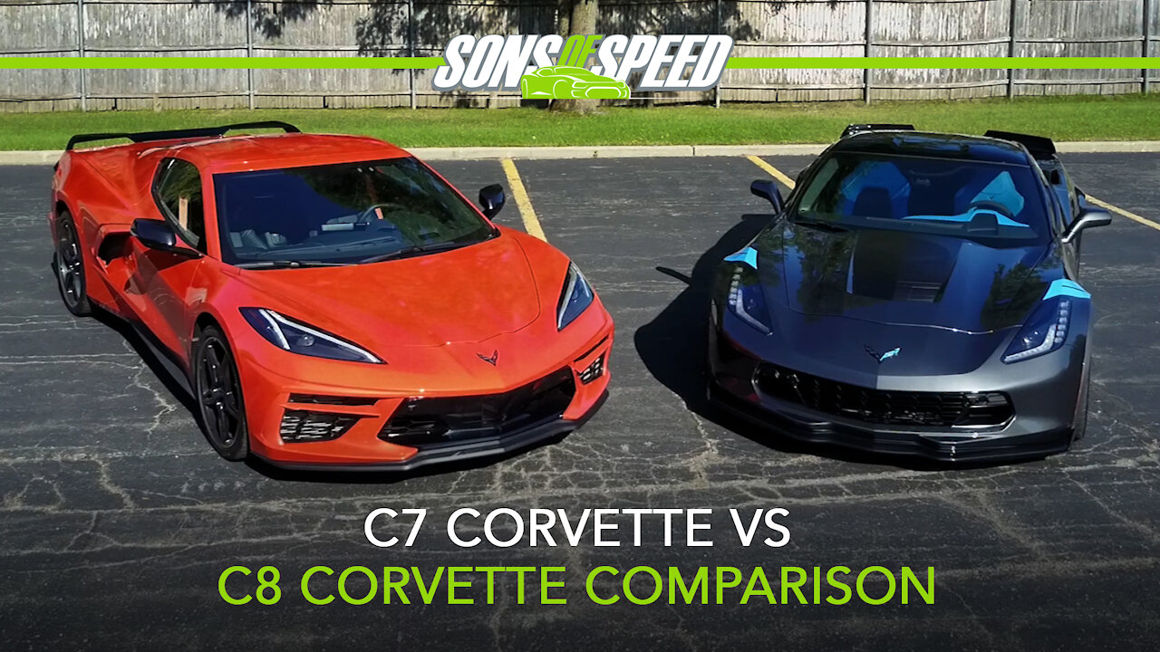 C7 Corvette vs C8 Corvette Comparison