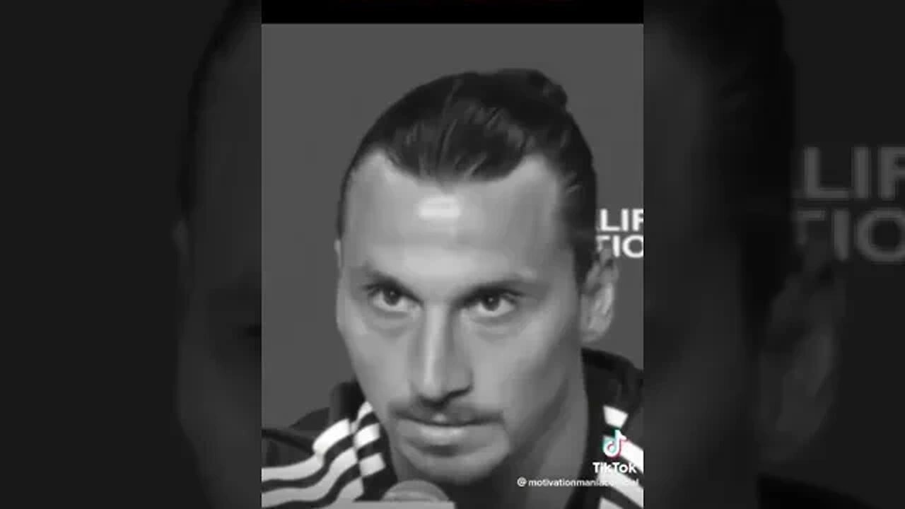 ibrahimovic message. believe in your self