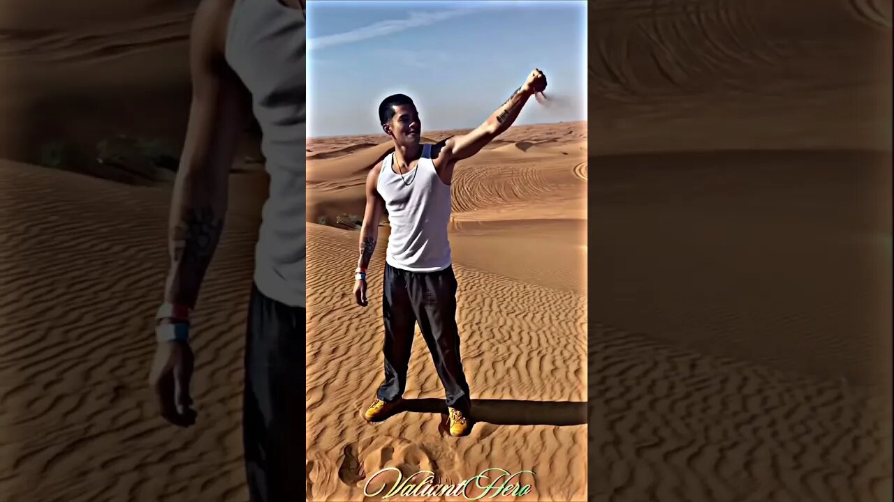 Sneako SandBoarding In DUBAI #shorts