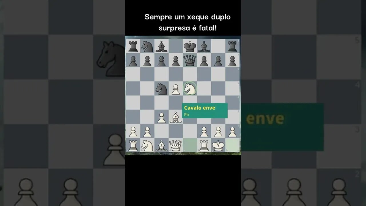 SEMPRE UM XEQUE DUPLO SURPRESA É FATAL - ALWAYS A DOUBLE CHECK SURPRISE IS FATAL