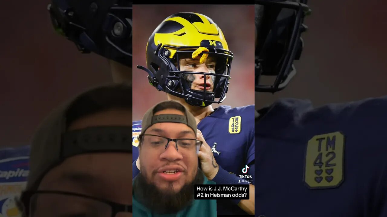 #greenscreen #jjmccarthy #heismanodds #collegfootball #michiganfootball #shorts