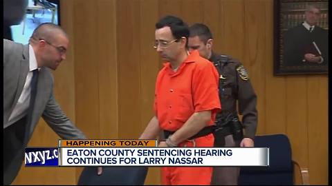 Eaton County sentencing hearing continues for Larry Nassar