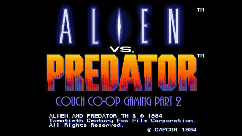 Couch co-op gaming Alien VS Predator part 2