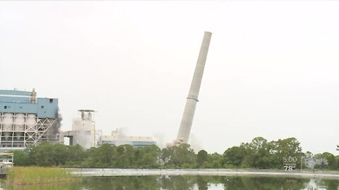 FPL's last coal-powered plant imploded