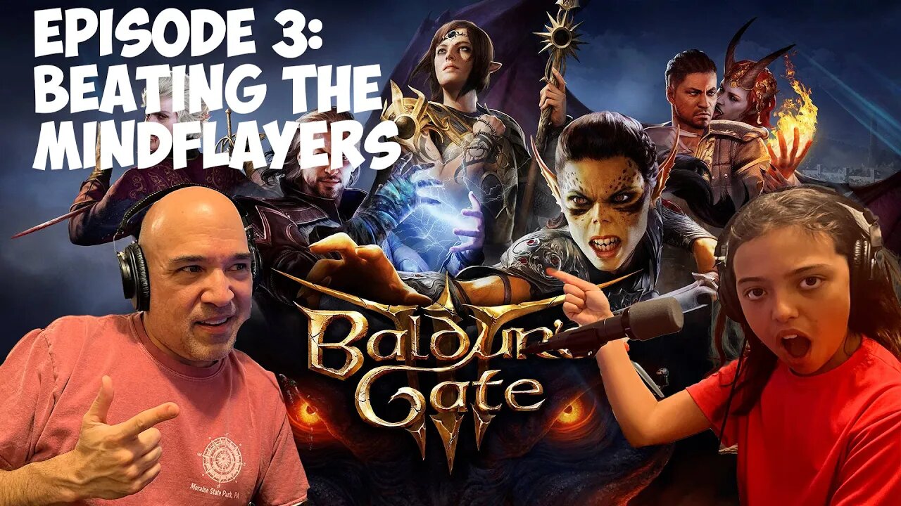 Baldur's Gate 3 - Beating the Mindflayers - Episode 3 COFFEE AND CHOCOLATE