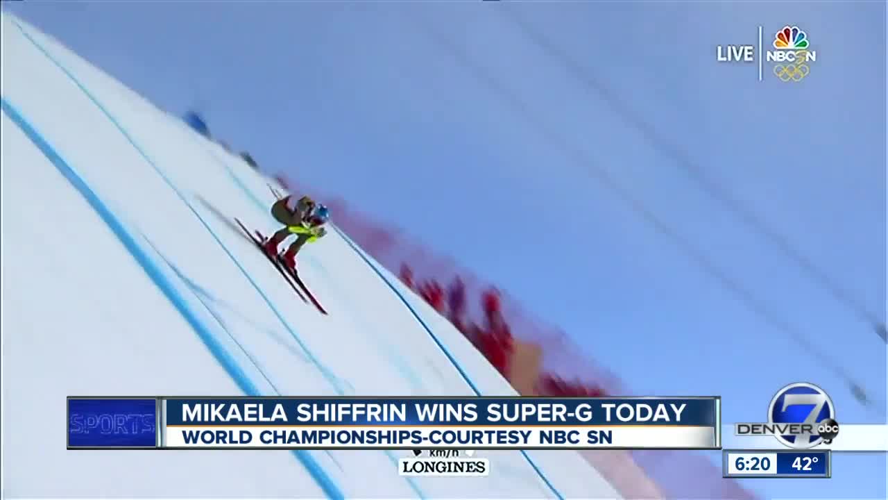 Lindsey Vonn crashes in penultimate race as Mikaela Shiffrin wins world title