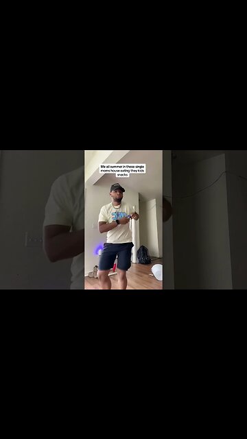 Me all summer in the single moms houses… TikTok funny jokes react shorts viral feed