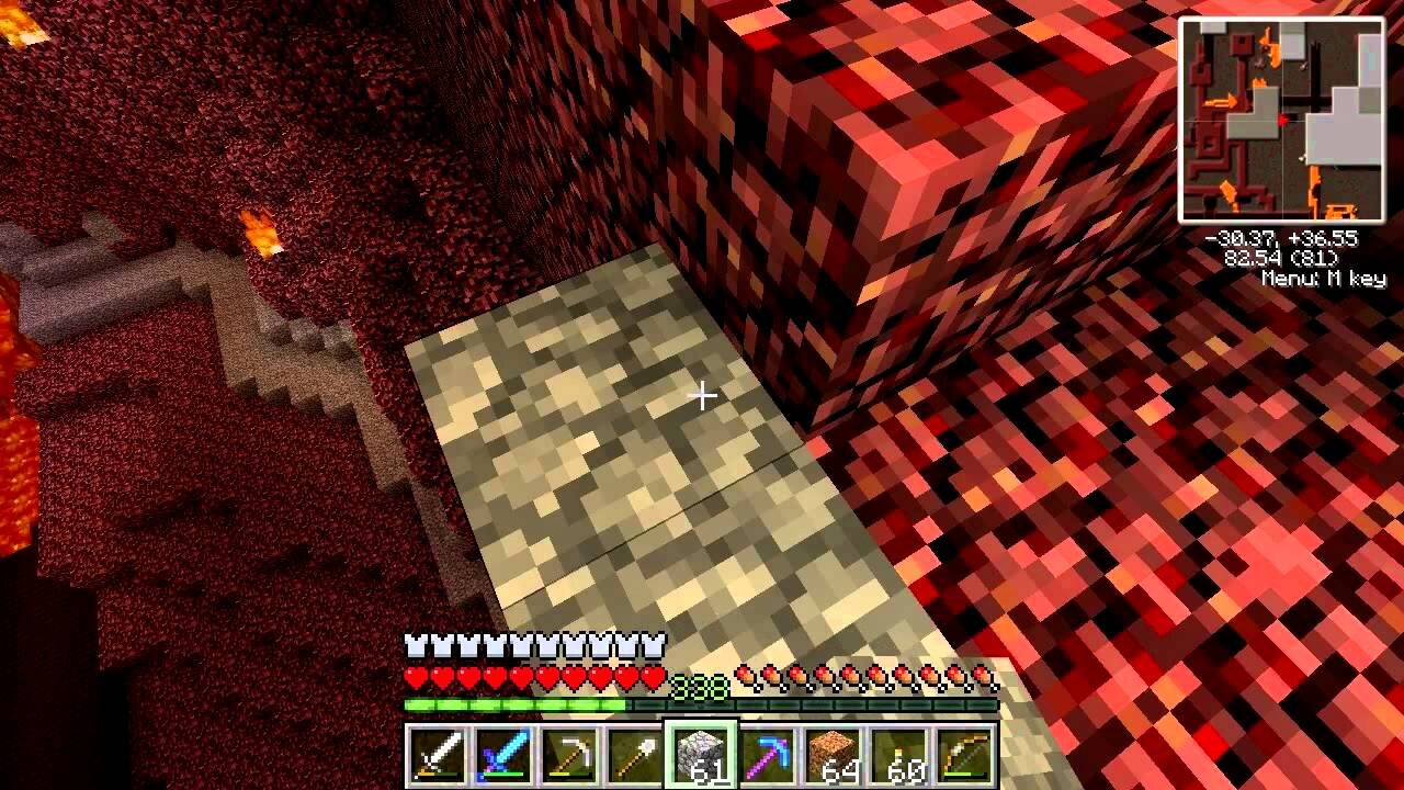 Let's Play Minecraft part 21 - Irrigation and Nether Portal